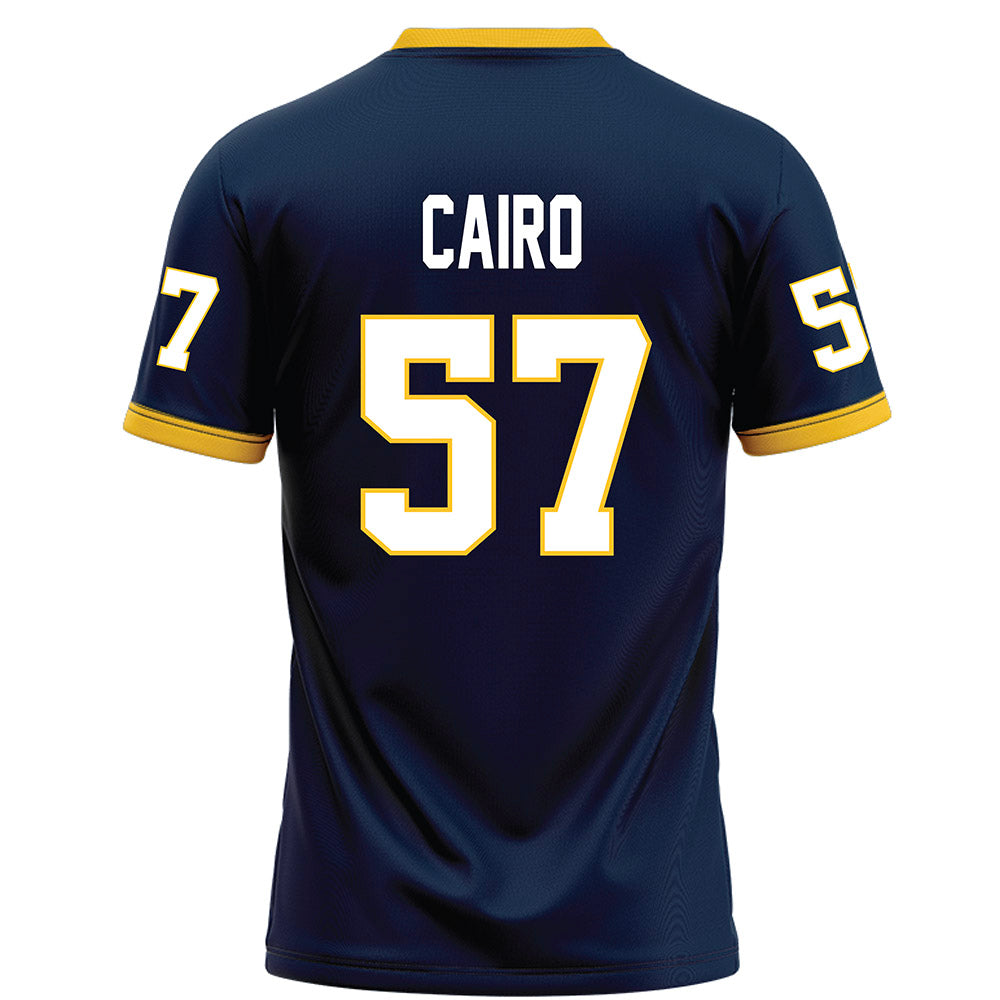 Murray State - NCAA Football : Nick Cairo - 100th Year Navy Football Jersey