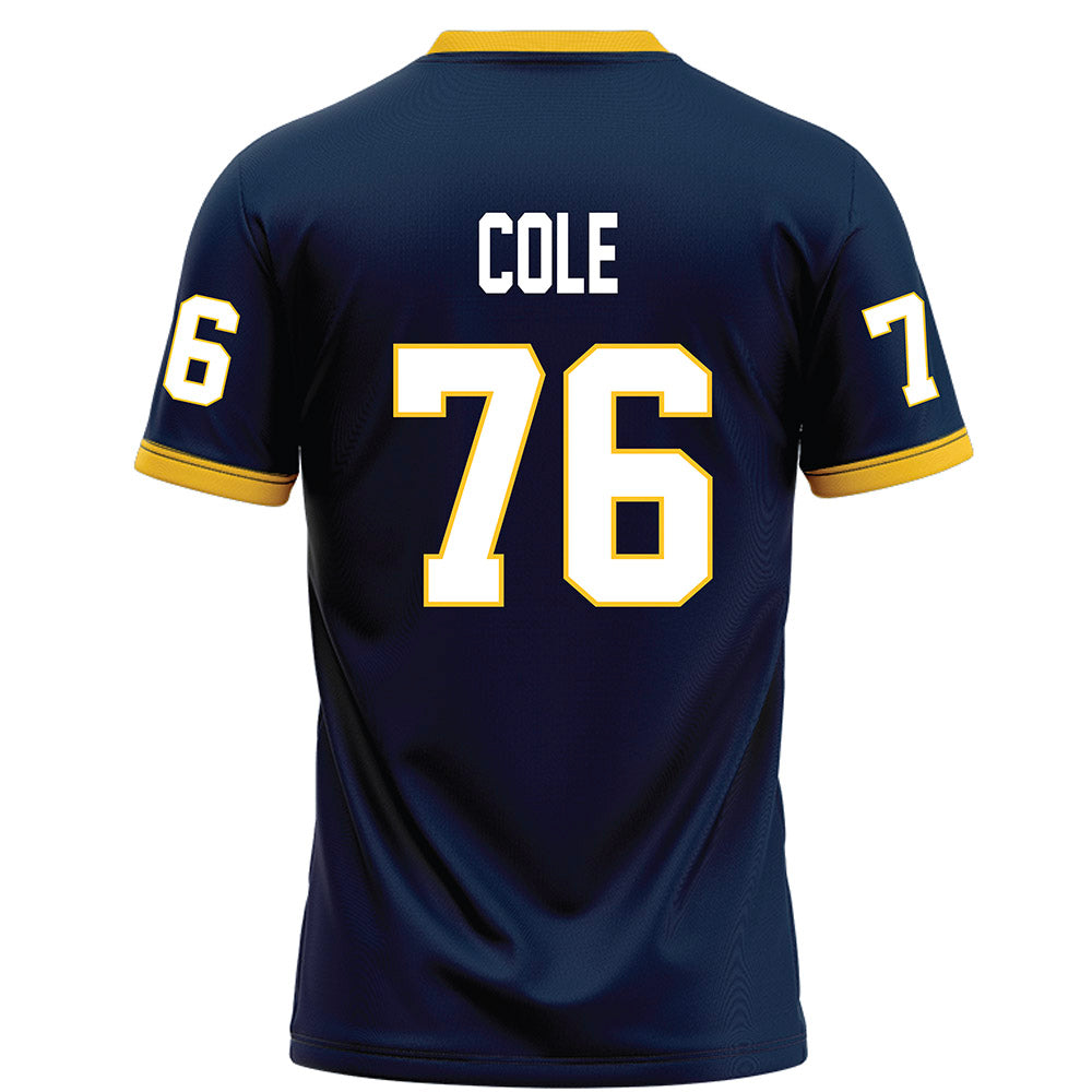 Murray State - NCAA Football : Daniel Cole - Navy Football Jersey-1
