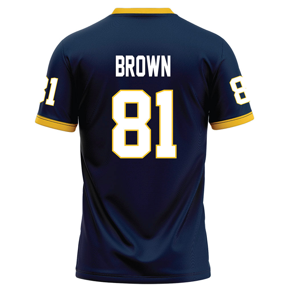 Murray State - NCAA Football : Ty Brown - Navy Football Jersey-1