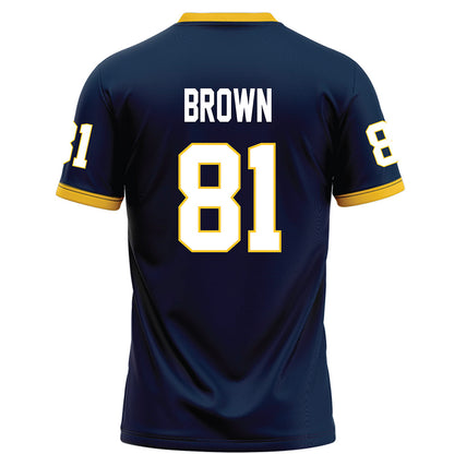 Murray State - NCAA Football : Ty Brown - Navy Football Jersey-1