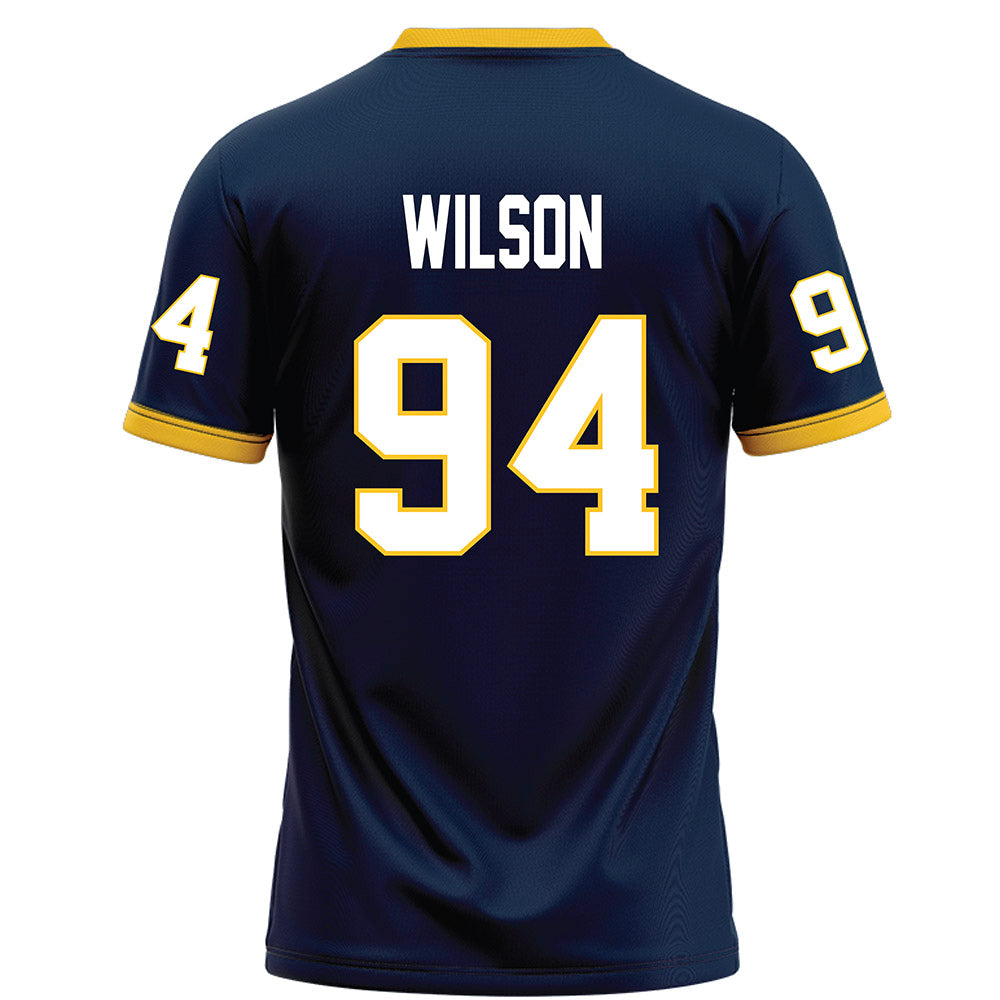 Murray State - NCAA Football : Rickshun Wilson - Navy Football Jersey-1