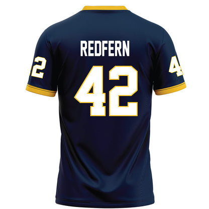 Murray State - NCAA Football : Jaquan Redfern - Navy Football Jersey-1