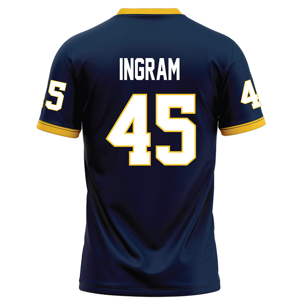 Murray State - NCAA Football : Klayton Ingram - Navy Football Jersey-1