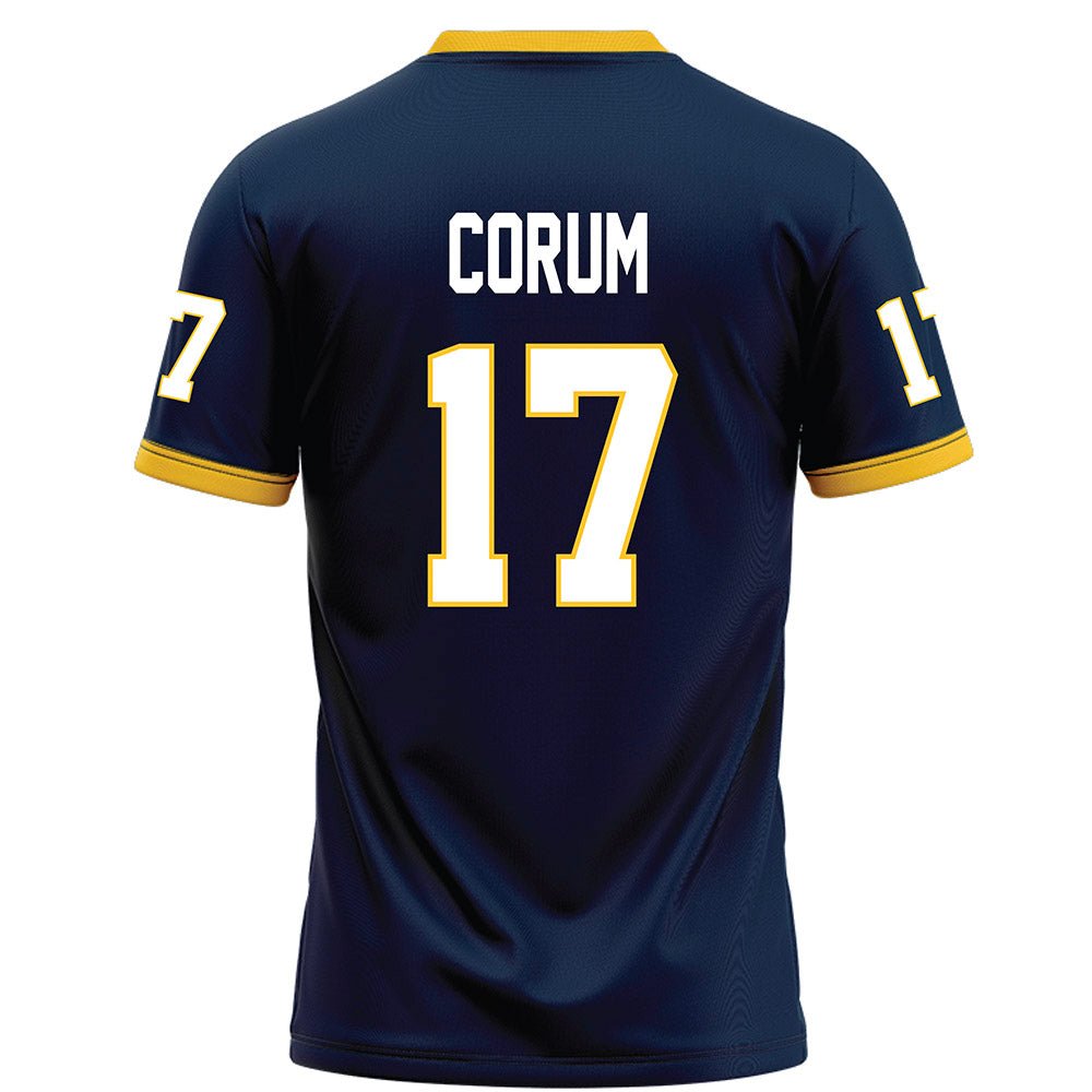 Murray State - NCAA Football : Trace Corum - Navy Football Jersey-1