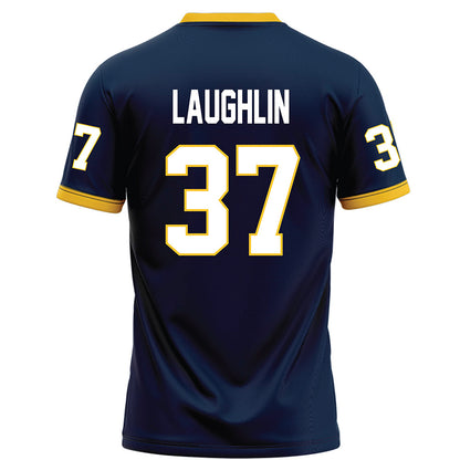 Murray State - NCAA Football : Logan Laughlin - Navy Football Jersey-1
