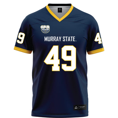 Murray State - NCAA Football : Jackson Mann - Navy Football Jersey-0