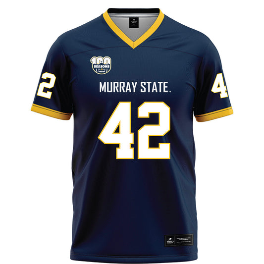 Murray State - NCAA Football : Jaquan Redfern - Navy Football Jersey-0