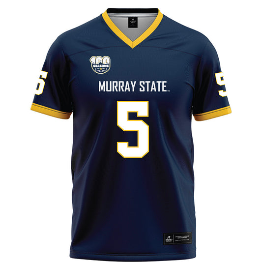 Murray State - NCAA Football : Sawyer Deerman - Navy Football Jersey-0