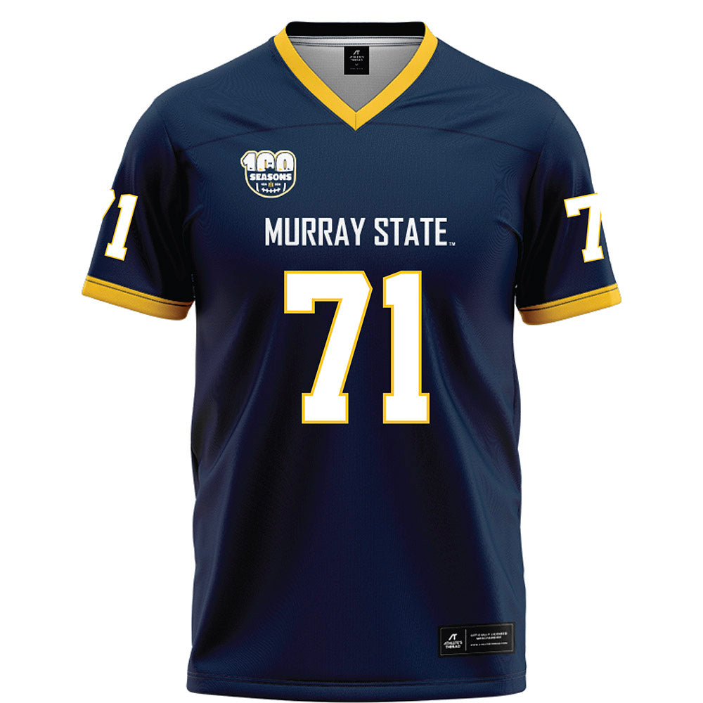 Murray State - NCAA Football : Cameron Stancil - Navy Football Jersey-0