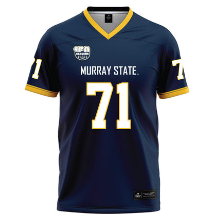 Murray State - NCAA Football : Cameron Stancil - Navy Football Jersey-0