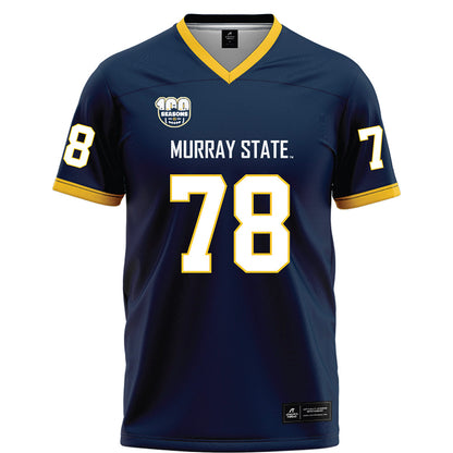 Murray State - NCAA Football : Eric Kirkpatrick - Navy Football Jersey-0