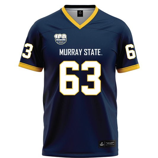 Murray State - NCAA Football : Jacob Darby - Navy Football Jersey-0