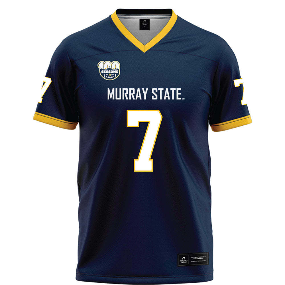 Murray State - NCAA Football : Kaleb Bailey - Navy Football Jersey-0