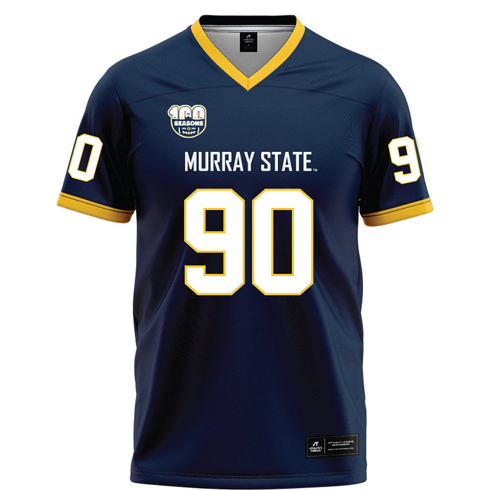 Murray State - NCAA Football : Cameron Daniels - Navy Football Jersey-0