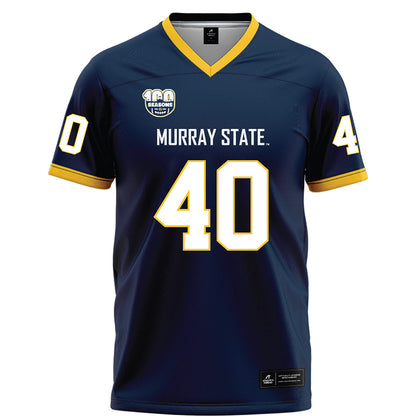 Murray State - NCAA Football : Jay Walker - Navy Football Jersey-0