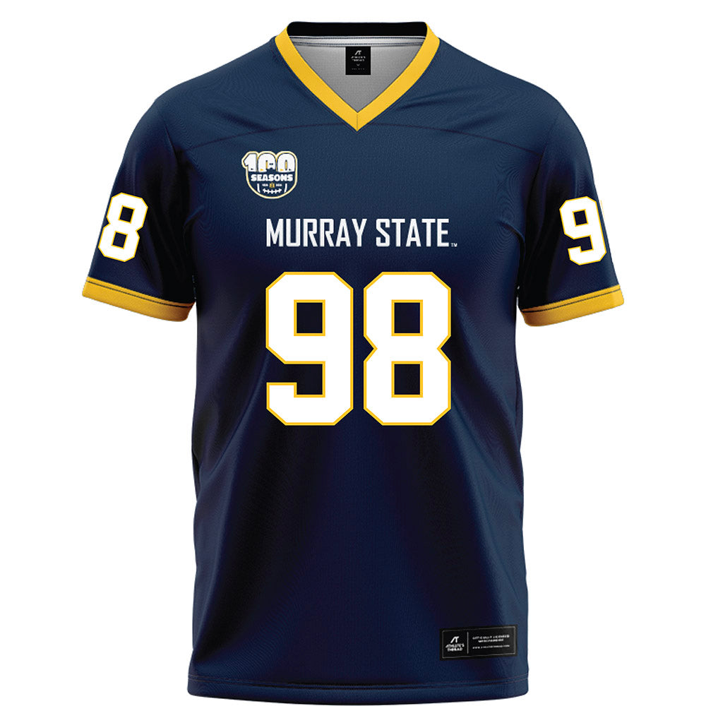 Murray State - NCAA Football : Michael Tilmon - Navy Football Jersey-0