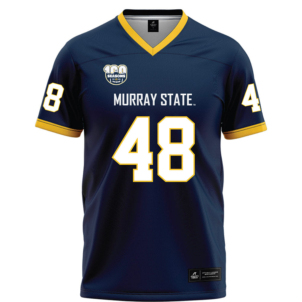 Murray State - NCAA Football : Everett Currie - Navy Football Jersey-0
