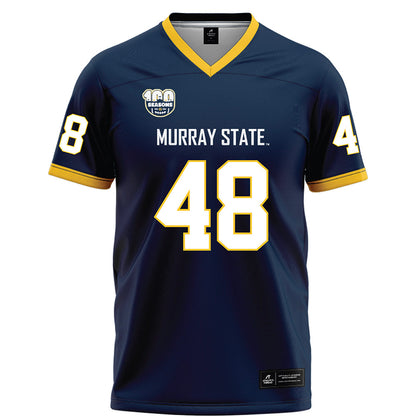 Murray State - NCAA Football : Everett Currie - Navy Football Jersey-0