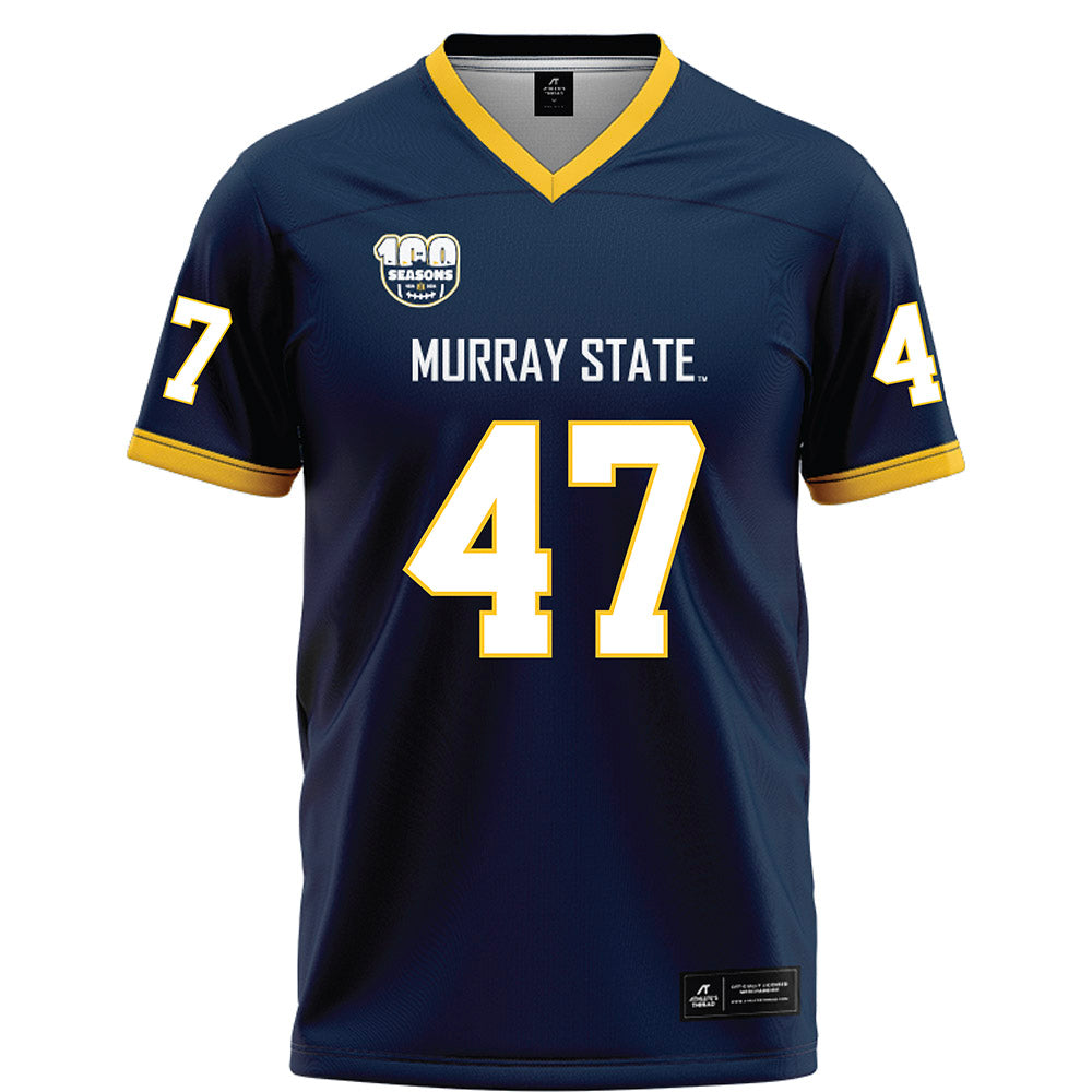 Murray State - NCAA Football : Cooper Ford - Navy Football Jersey-0