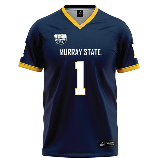 Murray State - NCAA Football : Bryan Pulley - Navy Football Jersey-0