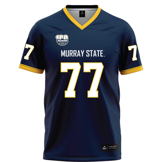 Murray State - NCAA Football : Thomas Zimbalatti - Navy Football Jersey-0