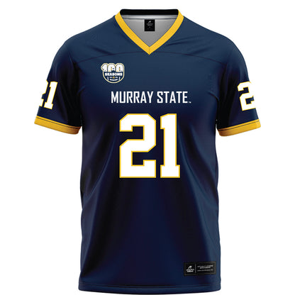 Murray State - NCAA Football : DeMarkus Boykin Jr - Navy Football Jersey-0