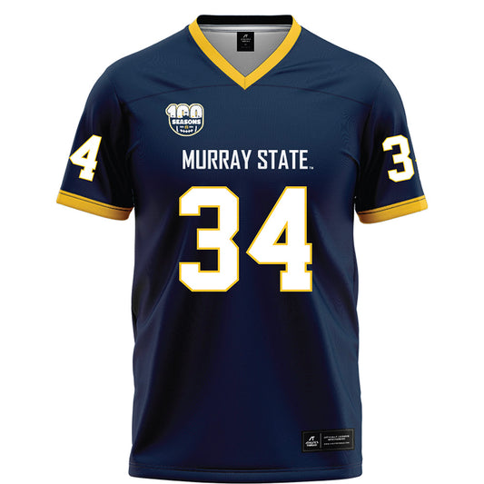 Murray State - NCAA Football : Caleb Ford - Navy Football Jersey-0