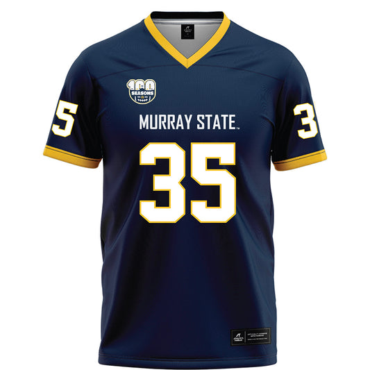 Murray State - NCAA Football : Tyler Dorn - Navy Football Jersey-0