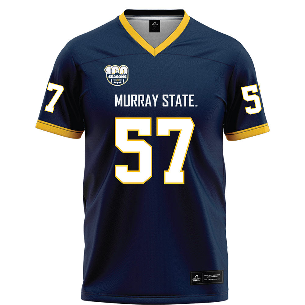 Murray State - NCAA Football : Garrett Sanford - Navy Football Jersey-0