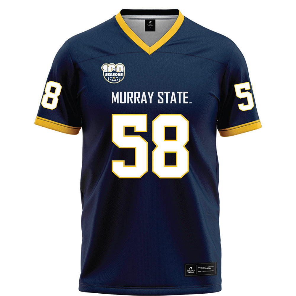 Murray State - NCAA Football : Brody Phelps - Navy Football Jersey-0