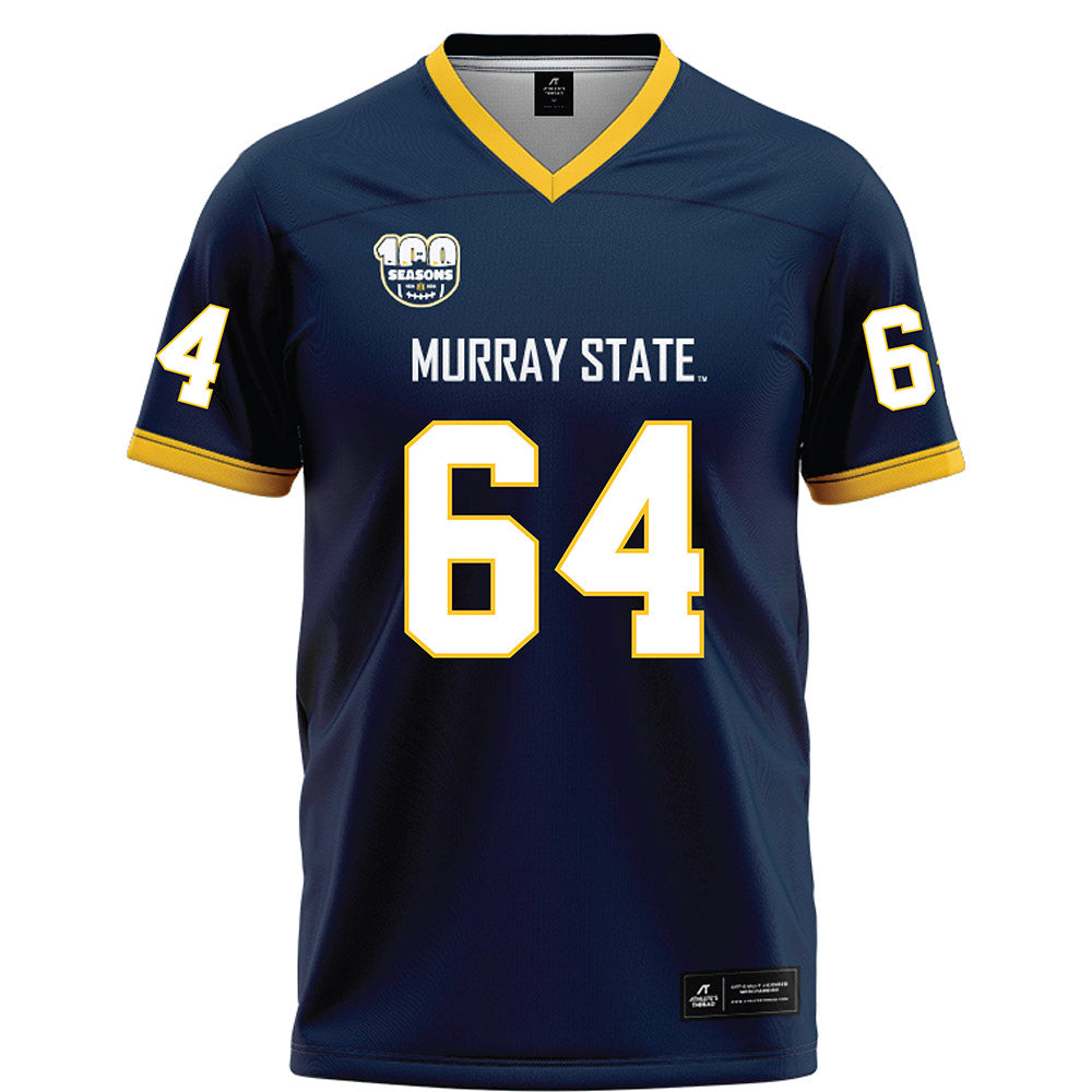 Murray State - NCAA Football : Kenneth McGill - Navy Football Jersey-0