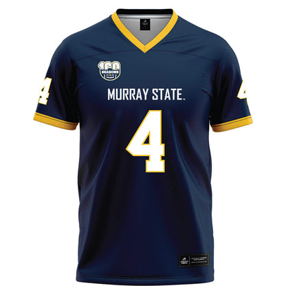 Murray State - NCAA Football : Thomas OHara - Navy Football Jersey-0