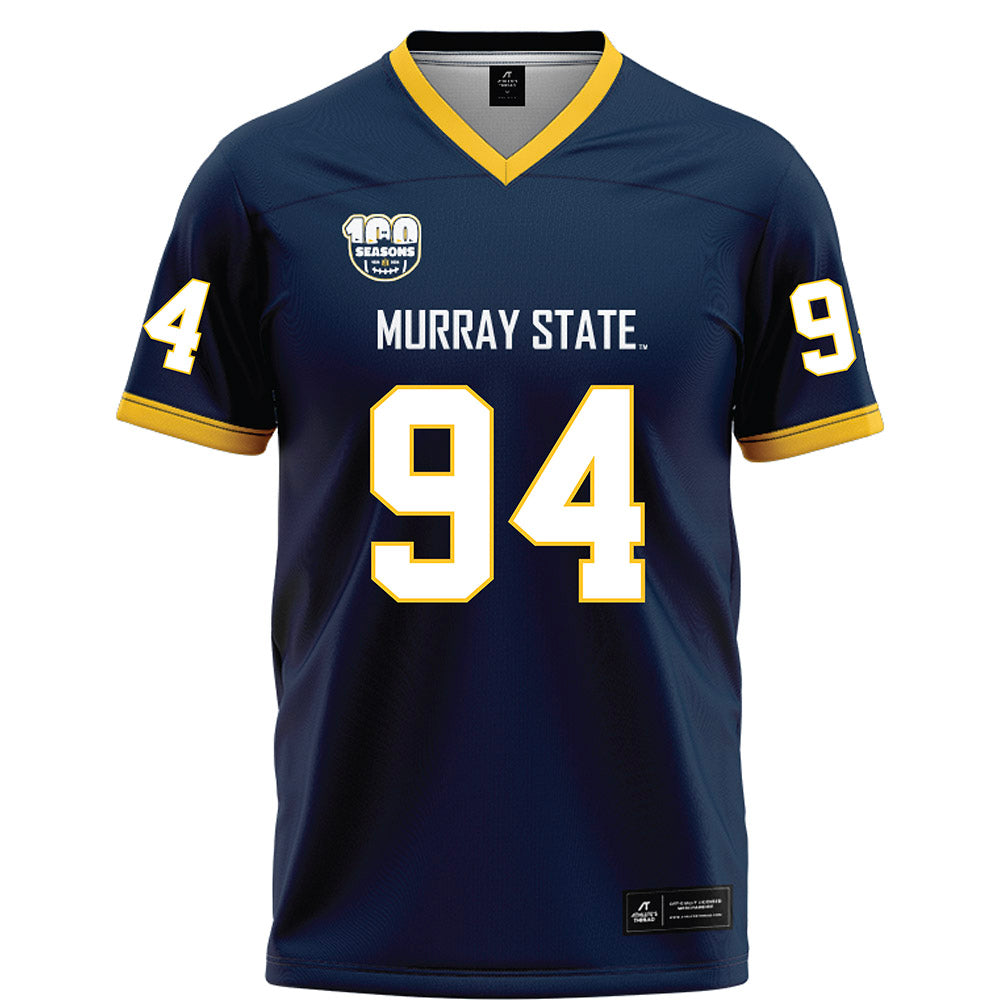 Murray State - NCAA Football : Rickshun Wilson - Navy Football Jersey-0