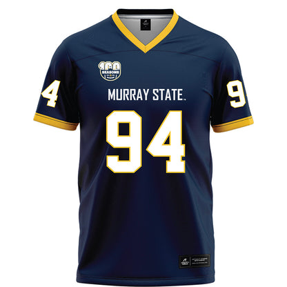 Murray State - NCAA Football : Rickshun Wilson - Navy Football Jersey-0
