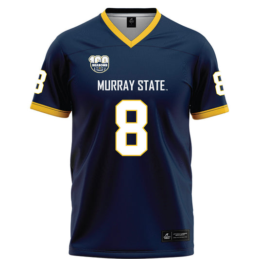 Murray State - NCAA Football : Brooks Esplin - Navy Football Jersey-0