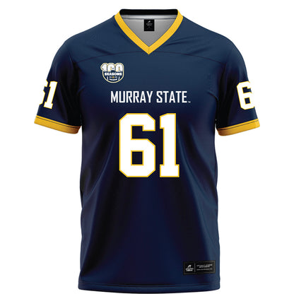 Murray State - NCAA Football : AJ Shadid - Navy Football Jersey-0