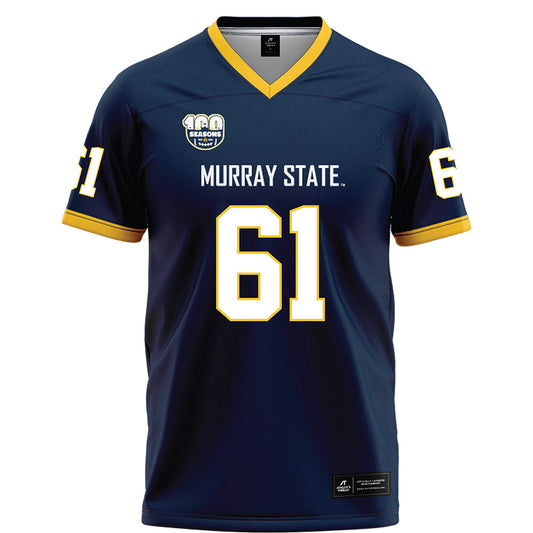 Murray State - NCAA Football : AJ Shadid - Navy Football Jersey-0