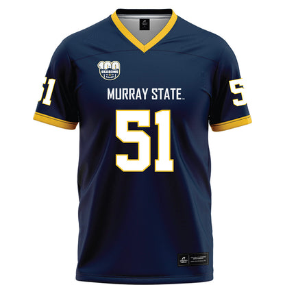 Murray State - NCAA Football : Zj Grady - Navy Football Jersey-0