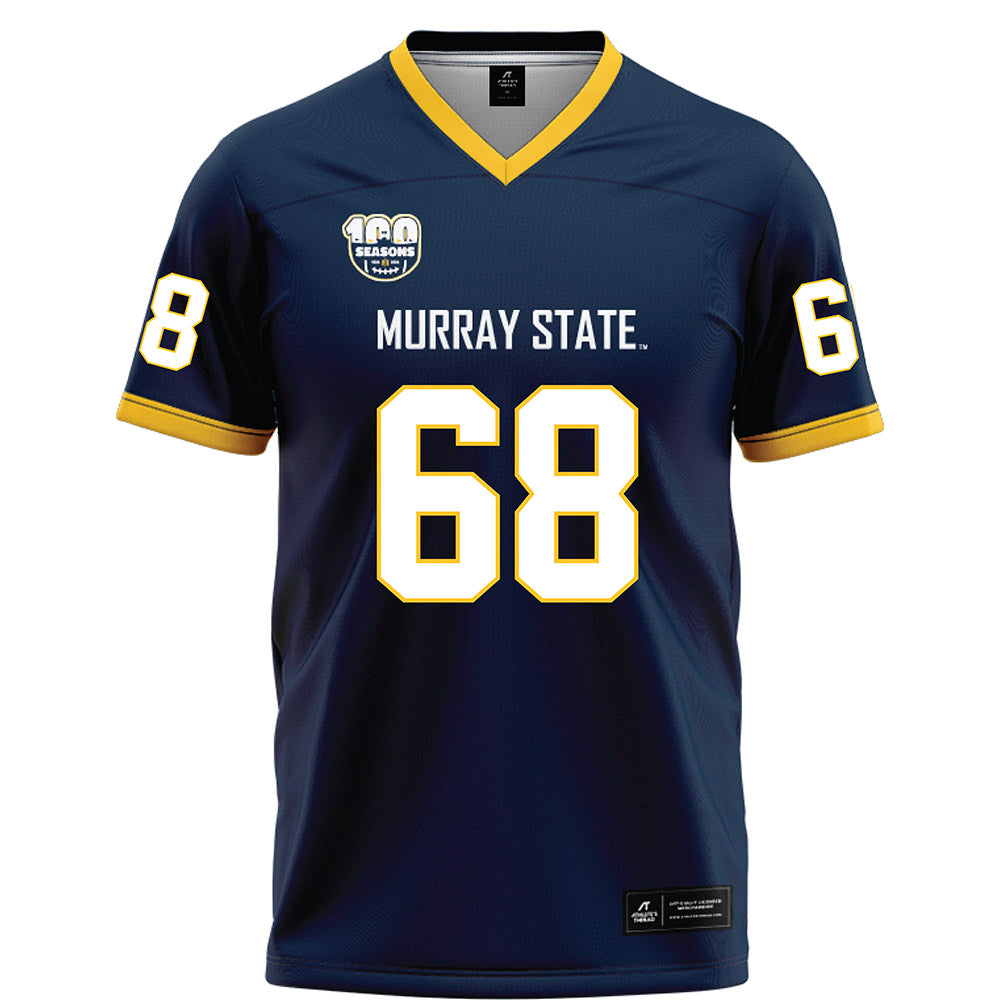 Murray State - NCAA Football : Wyatt Buffington - Navy Football Jersey-0