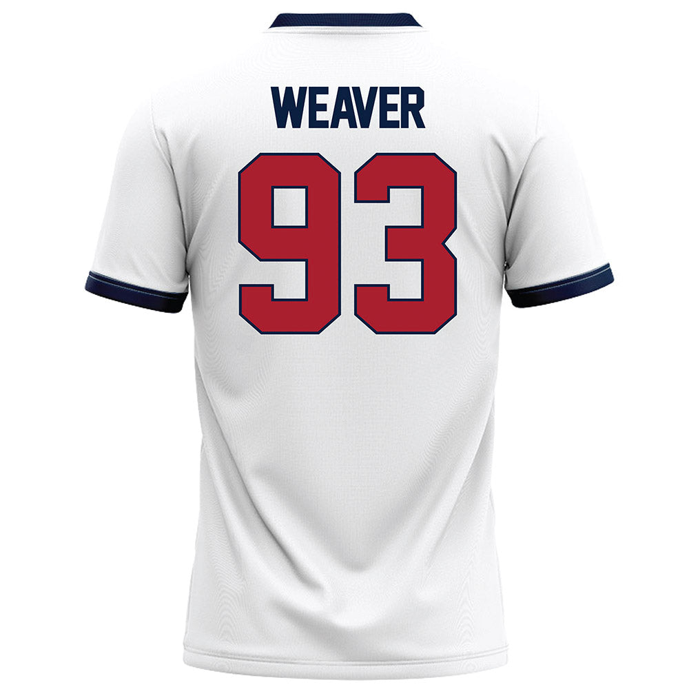 Liberty - NCAA Football : Rick Weaver - White Football Jersey