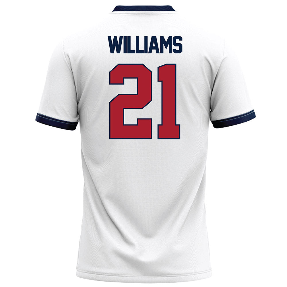 Liberty - NCAA Football : Caden Williams - White Football Jersey-1