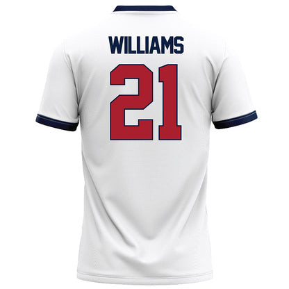 Liberty - NCAA Football : Caden Williams - White Football Jersey-1
