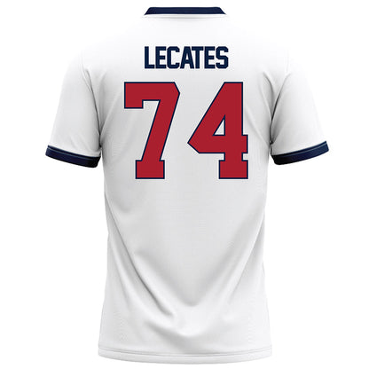 Liberty - NCAA Football : Jacob Lecates - White Football Jersey