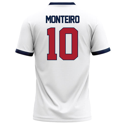 Liberty - NCAA Football : Jonathan Monteiro - White Football Jersey-1