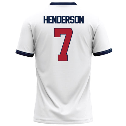 Liberty - NCAA Football : Devin Henderson - White Football Jersey