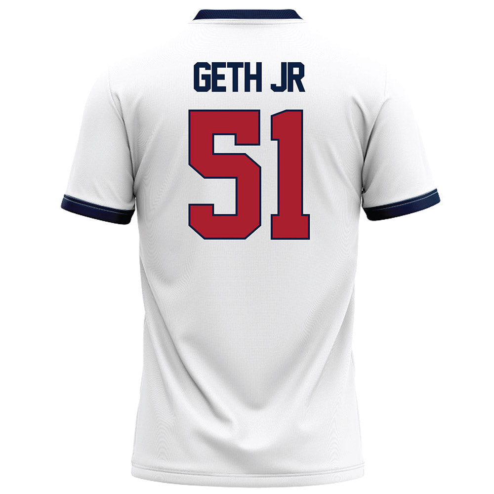 Liberty - NCAA Football : DJ Geth Jr - White Football Jersey-1