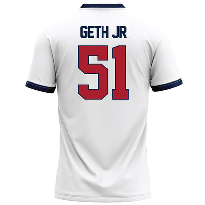 Liberty - NCAA Football : DJ Geth Jr - White Football Jersey-1