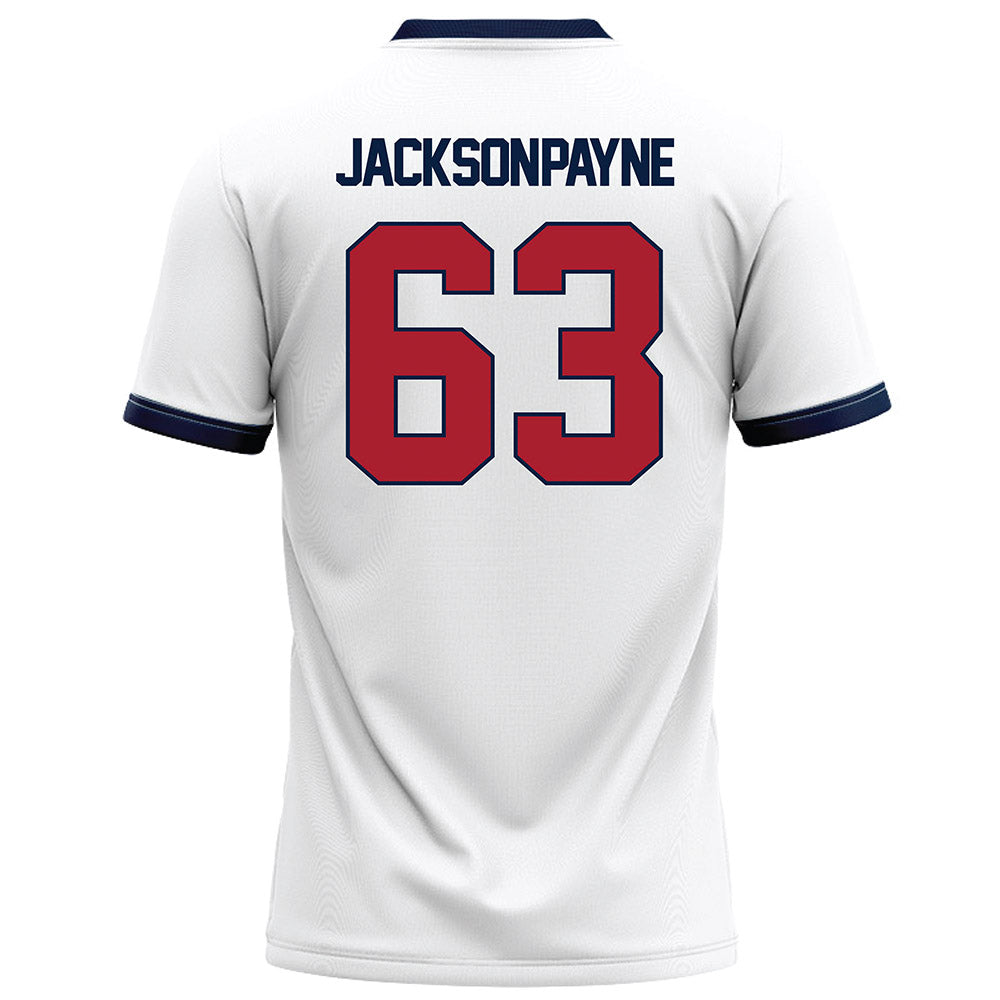 Liberty - NCAA Football : DaJyQuwan Jackson-Payne - White Football Jersey-1