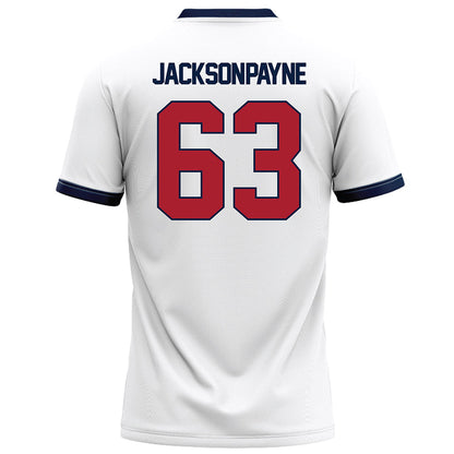 Liberty - NCAA Football : DaJyQuwan Jackson-Payne - White Football Jersey-1
