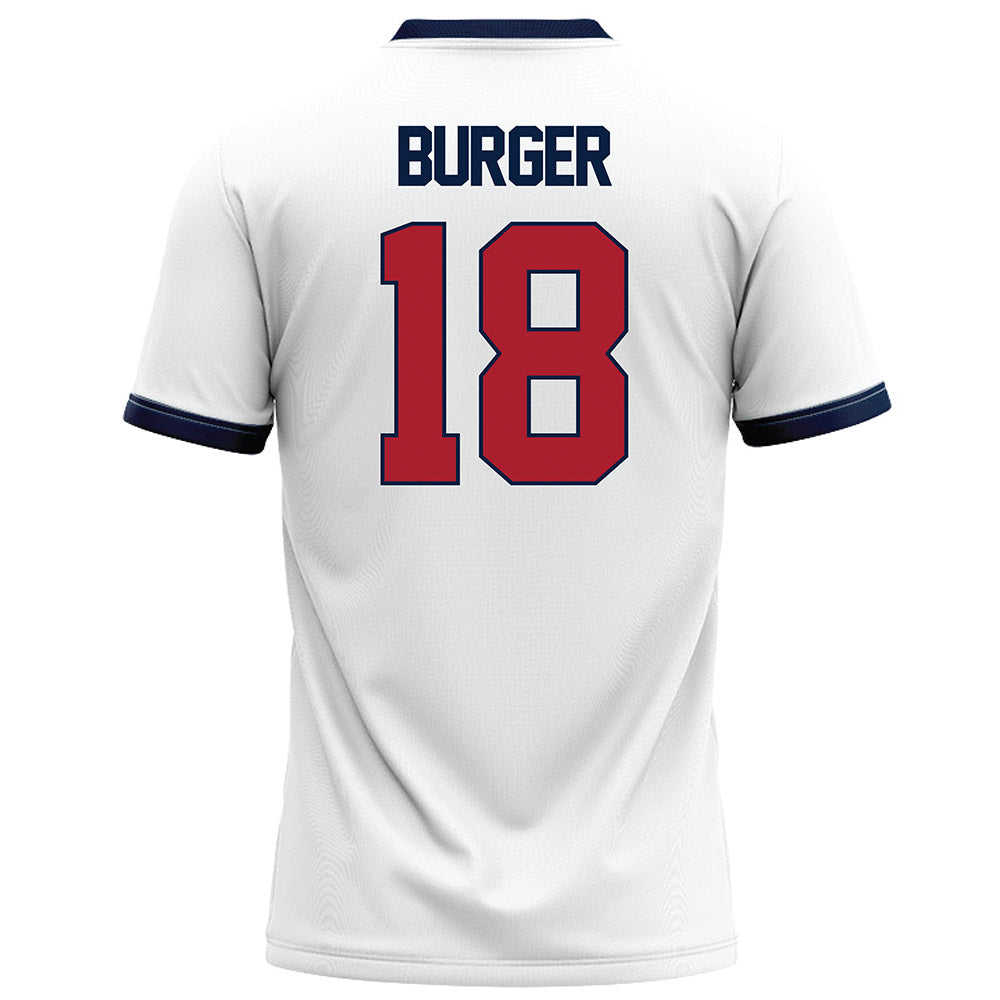 Liberty - NCAA Football : Ryan Burger - White Football Jersey